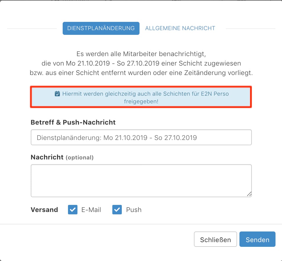 Du Hast Aktuell Keine Berechtigung Nachrichten Zu Versenden. Allgemeine Nachrichten versenden
